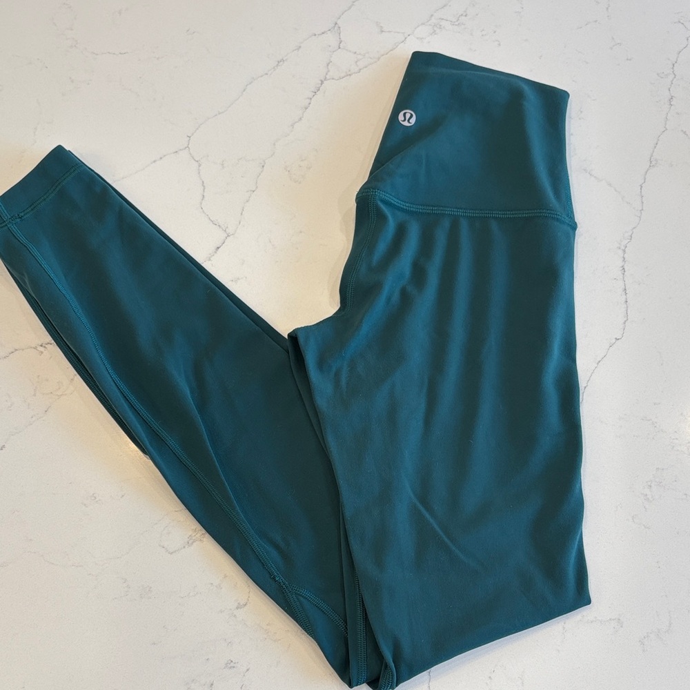 Teal Lululemon Align Leggings